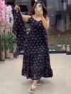 Firana Georgette Floral Printed Gown With Jacket Bulk Orders In India